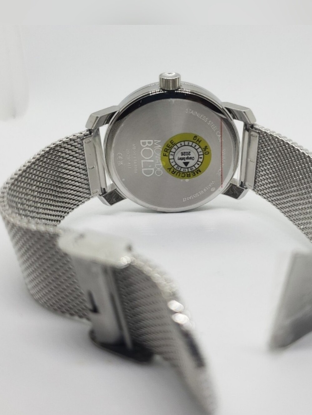 ***BRAND NEW*** Movado Bold Access Men's Stainless Steel Watch with Mesh Band - Picture 9 of 9